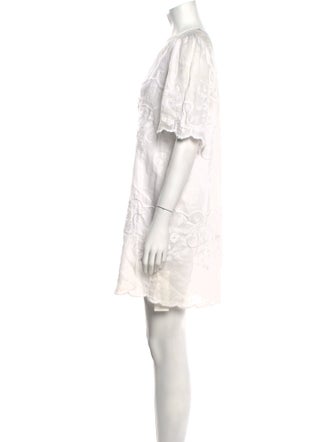 Isabel Marant Crew Neck Mini Dress