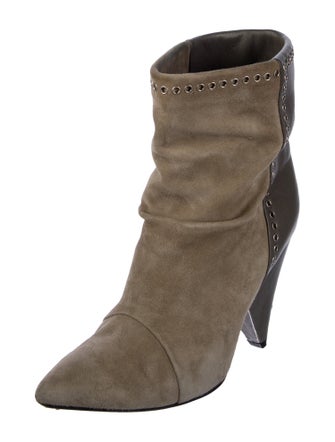 Isabel Marant Suede Studded Accents Boots
