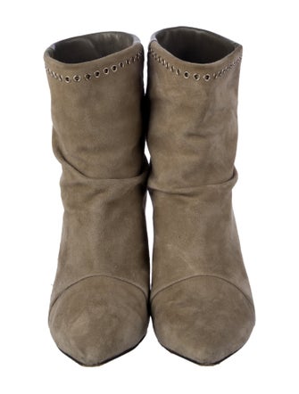 Isabel Marant Suede Studded Accents Boots
