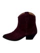 Isabel Marant Suede Western Boots