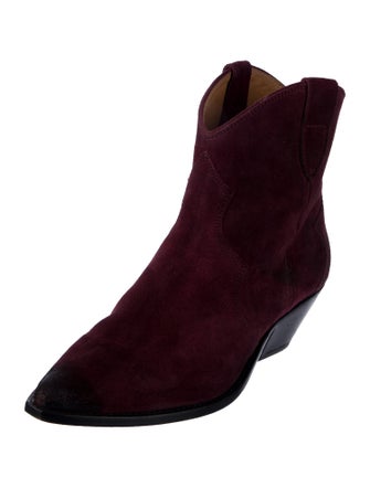 Isabel Marant Suede Western Boots
