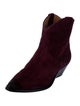 Isabel Marant Suede Western Boots