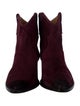 Isabel Marant Suede Western Boots