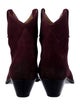 Isabel Marant Suede Western Boots