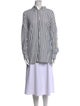 Isabel Marant Striped Mock Neck Tunic
