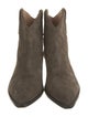 Isabel Marant Suede Western Boots