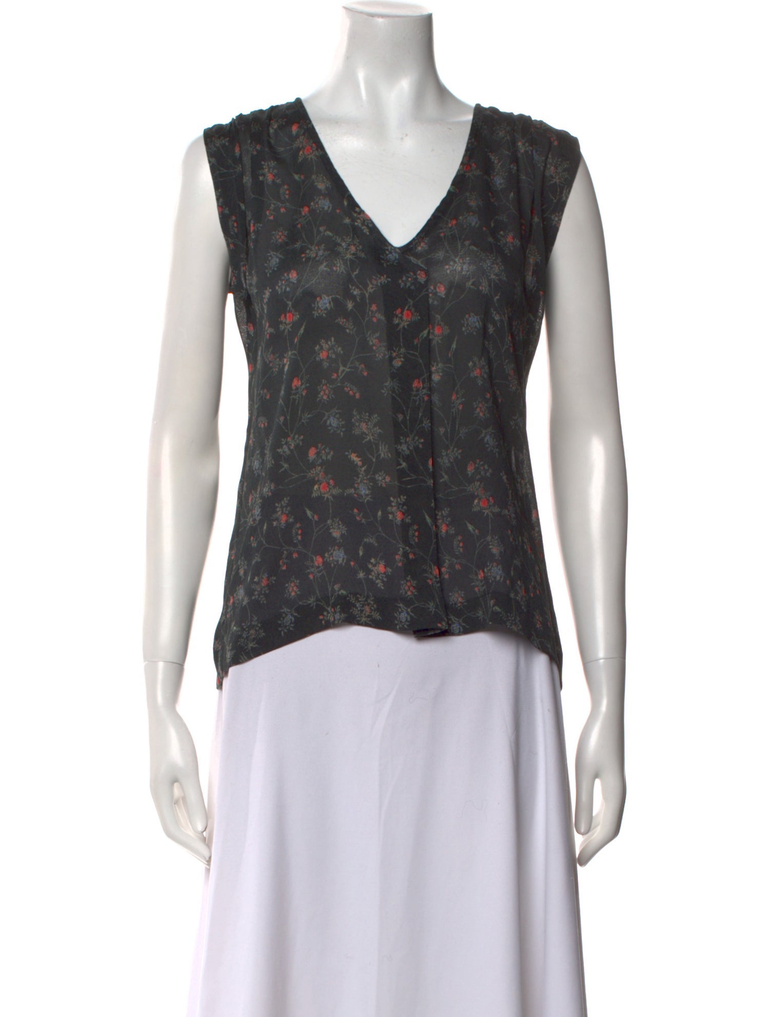 Isabel Marant Silk Floral Print Top