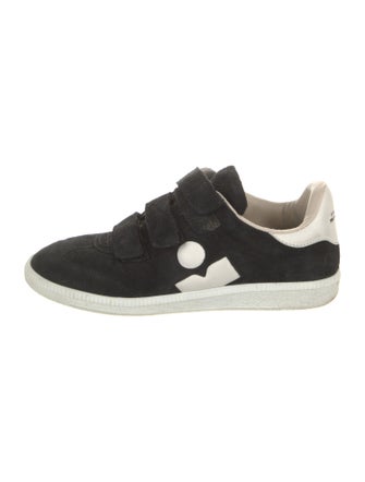 Isabel Marant Suede Leather Trim Embellishment Sneakers