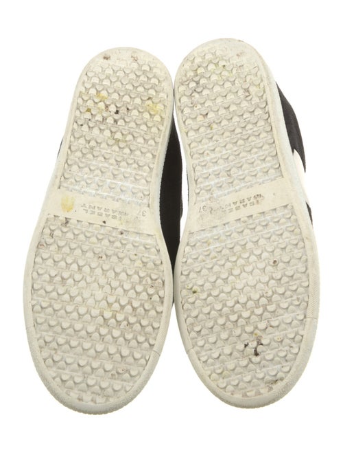 Isabel Marant Suede Leather Trim Embellishment Sneakers