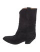 Isabel Marant Suede Western Boots