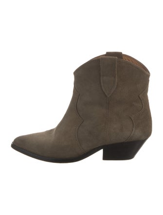 Isabel Marant Suede Western Boots