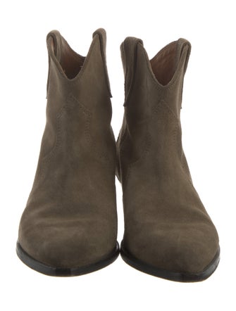 Isabel Marant Suede Western Boots