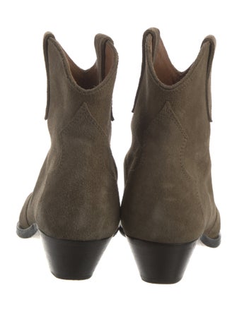 Isabel Marant Suede Western Boots