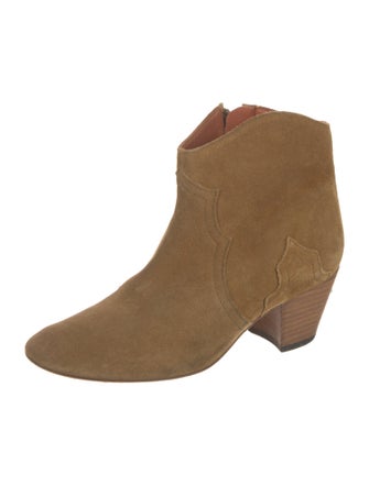 Isabel Marant Suede Western Boots