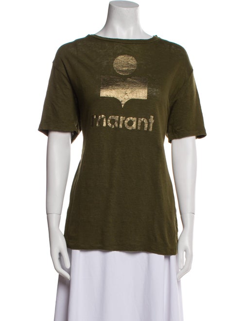 Isabel Marant Graphic Print Crew Neck T-Shirt