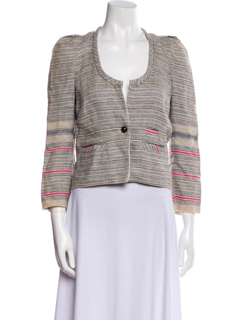 Isabel Marant Linen Tweed Pattern Jacket
