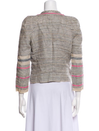 Isabel Marant Linen Tweed Pattern Jacket