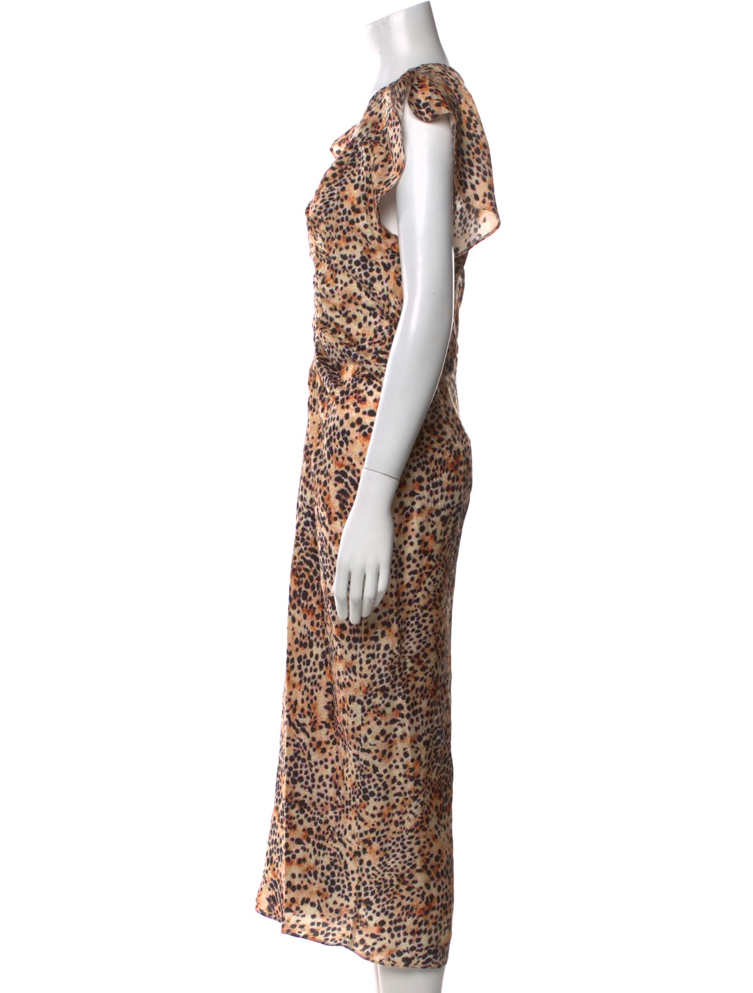 Isabel Marant Animal Print Long Dress