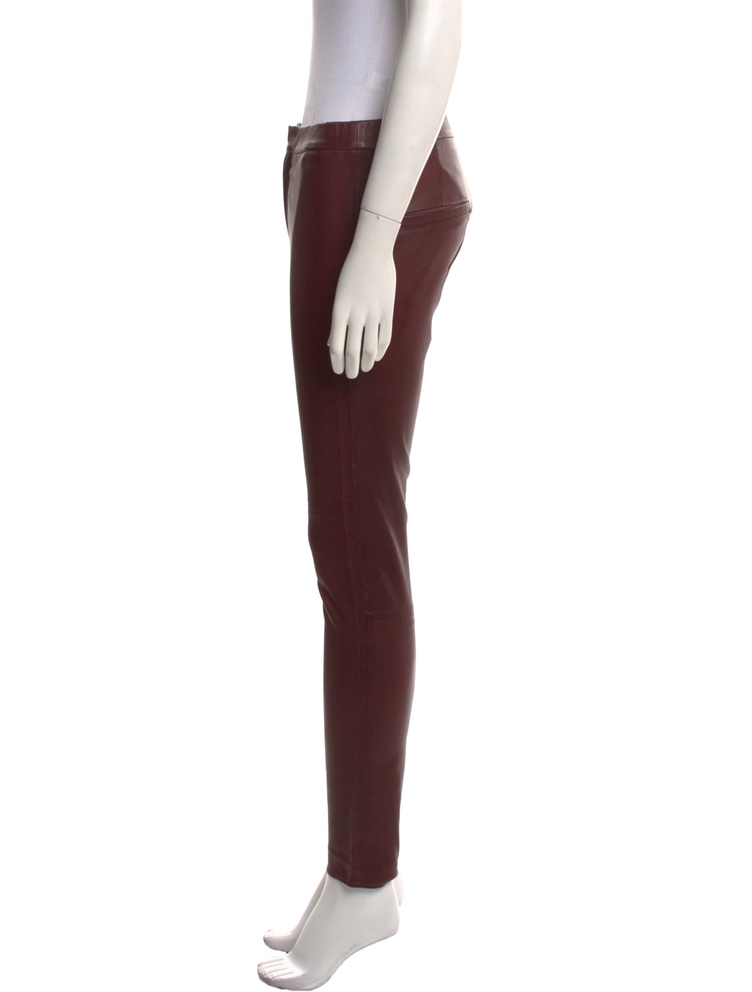 Isabel Marant Lambskin Skinny Leg Pants