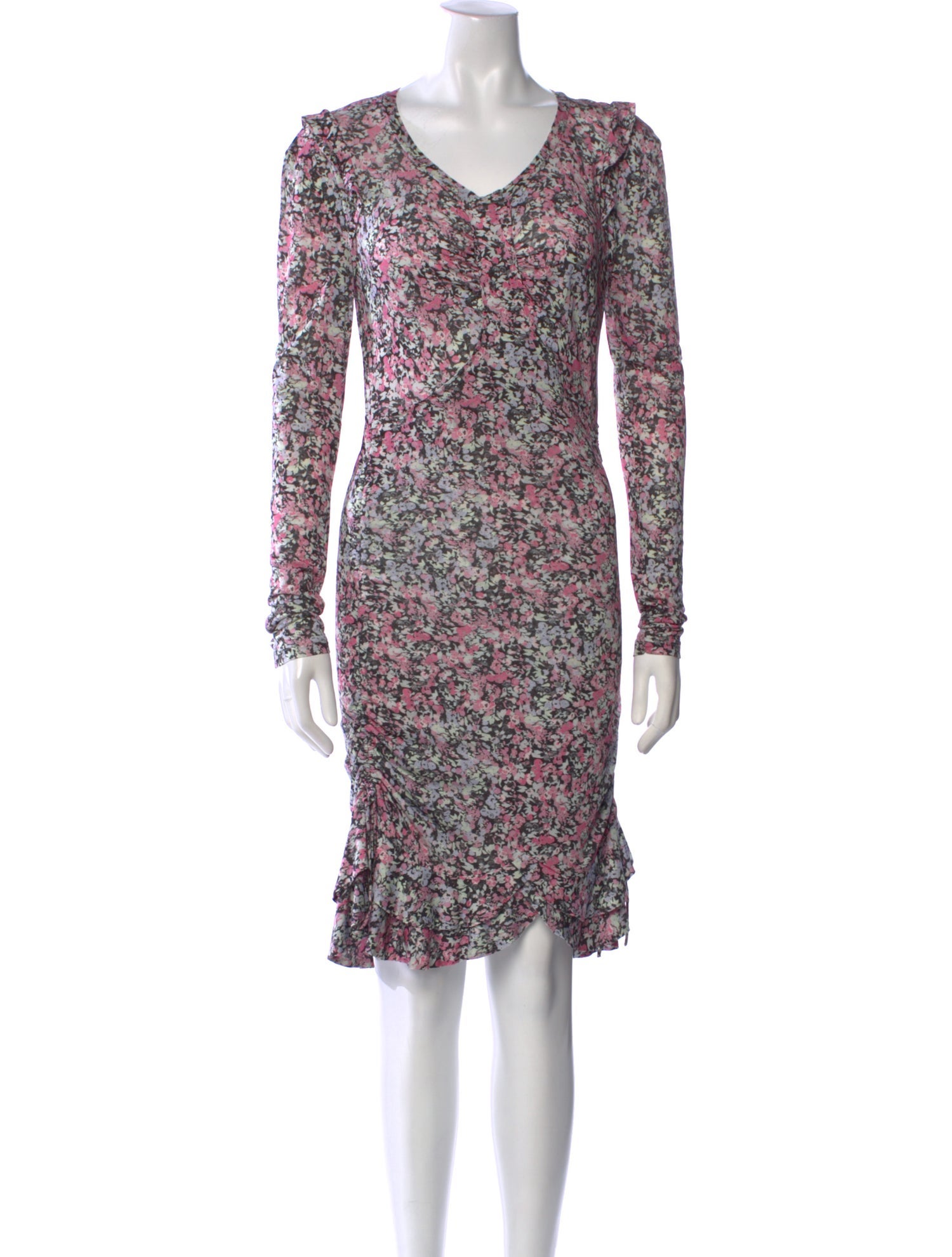 Isabel Marant Floral Print Knee-Length Dress