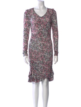 Isabel Marant Floral Print Knee-Length Dress