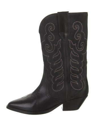 Isabel Marant Leather Western Boots