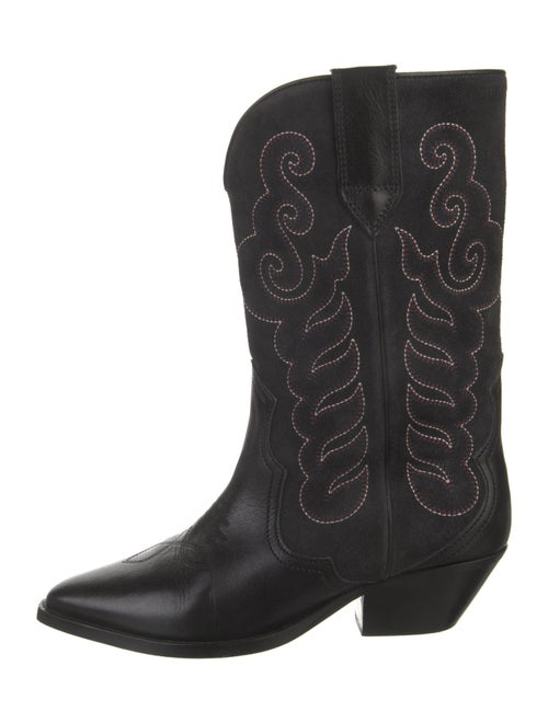 Isabel Marant Leather Western Boots