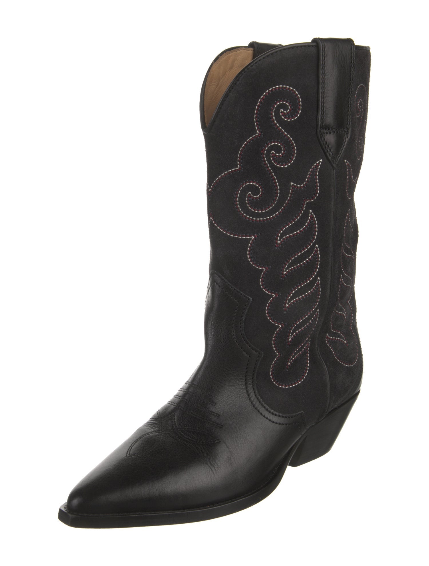 Isabel Marant Leather Western Boots