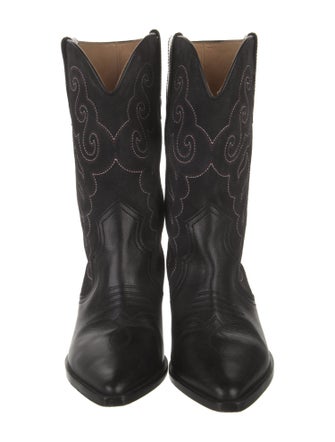 Isabel Marant Leather Western Boots