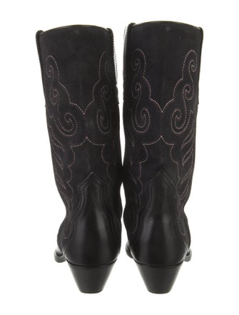 Isabel Marant Leather Western Boots