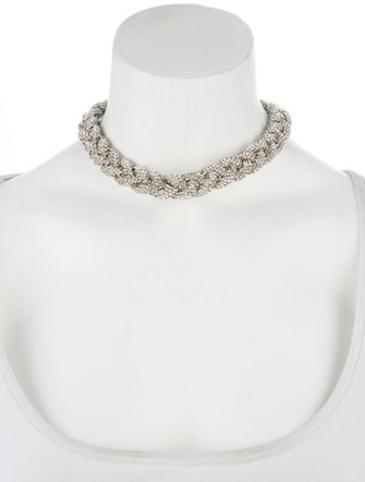 Isabel Marant Crystal Yua Choker Necklace