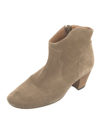 Isabel Marant Suede Western Boots