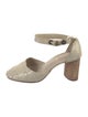 Isabel Marant Leather Crystal Embellishments D'Orsay Pumps