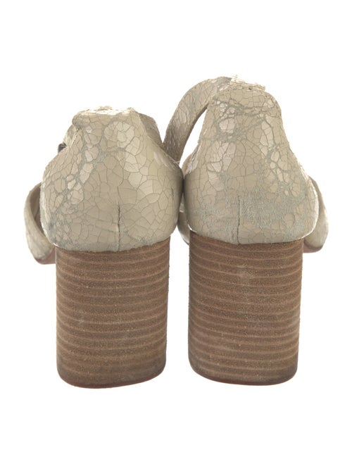 Isabel Marant Leather Crystal Embellishments D'Orsay Pumps