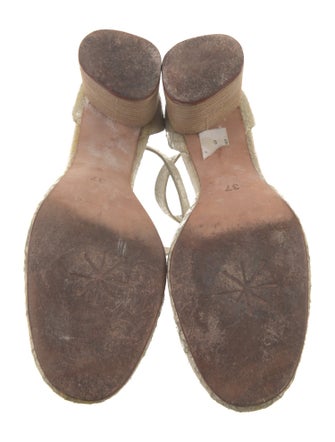 Isabel Marant Leather Crystal Embellishments D'Orsay Pumps