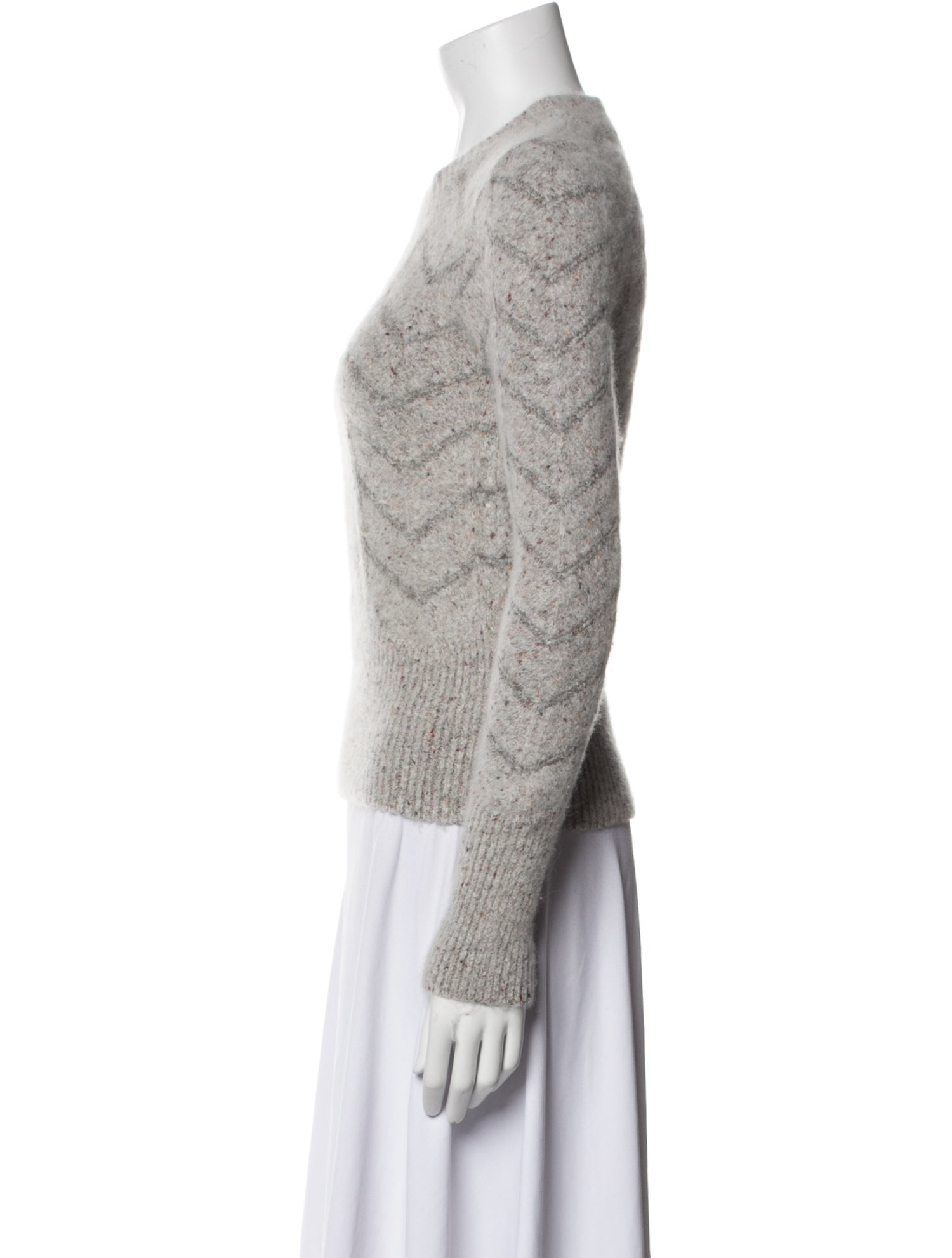 Isabel Marant Baby Alpaca Crew Neck Sweater