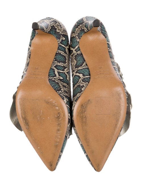 Isabel Marant Embossed Leather Animal Print Pumps