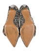 Isabel Marant Embossed Leather Animal Print Pumps
