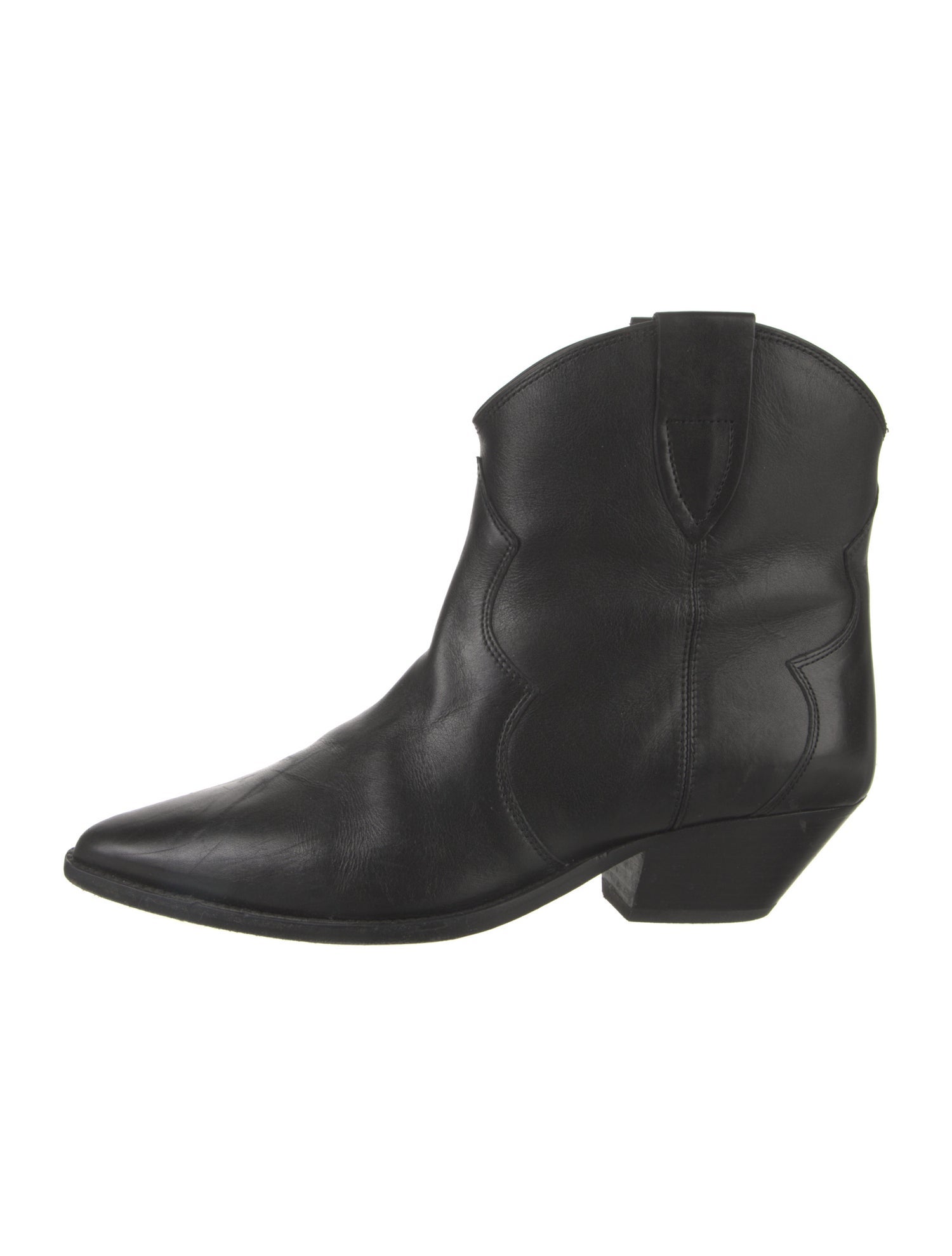 Isabel Marant Leather Western Boots