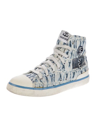 Isabel Marant Canvas Printed Sneakers