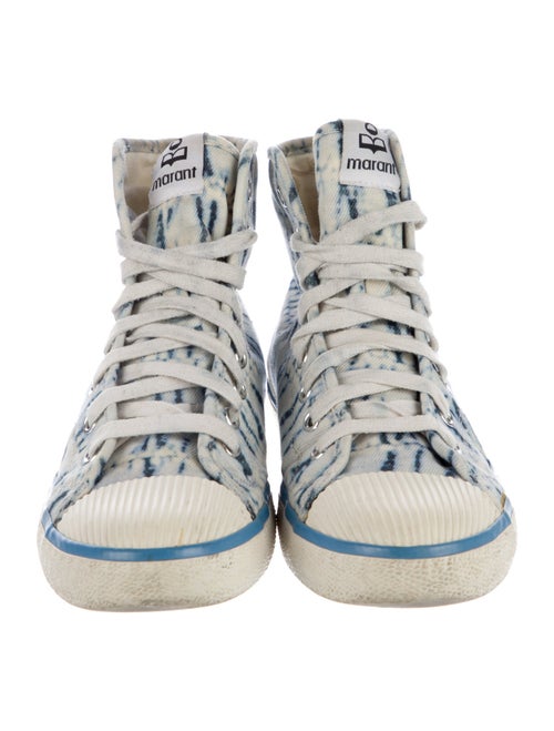 Isabel Marant Canvas Printed Sneakers