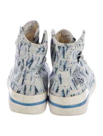 Isabel Marant Canvas Printed Sneakers