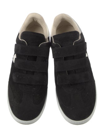 Isabel Marant Suede Leather Trim Embellishment Sneakers