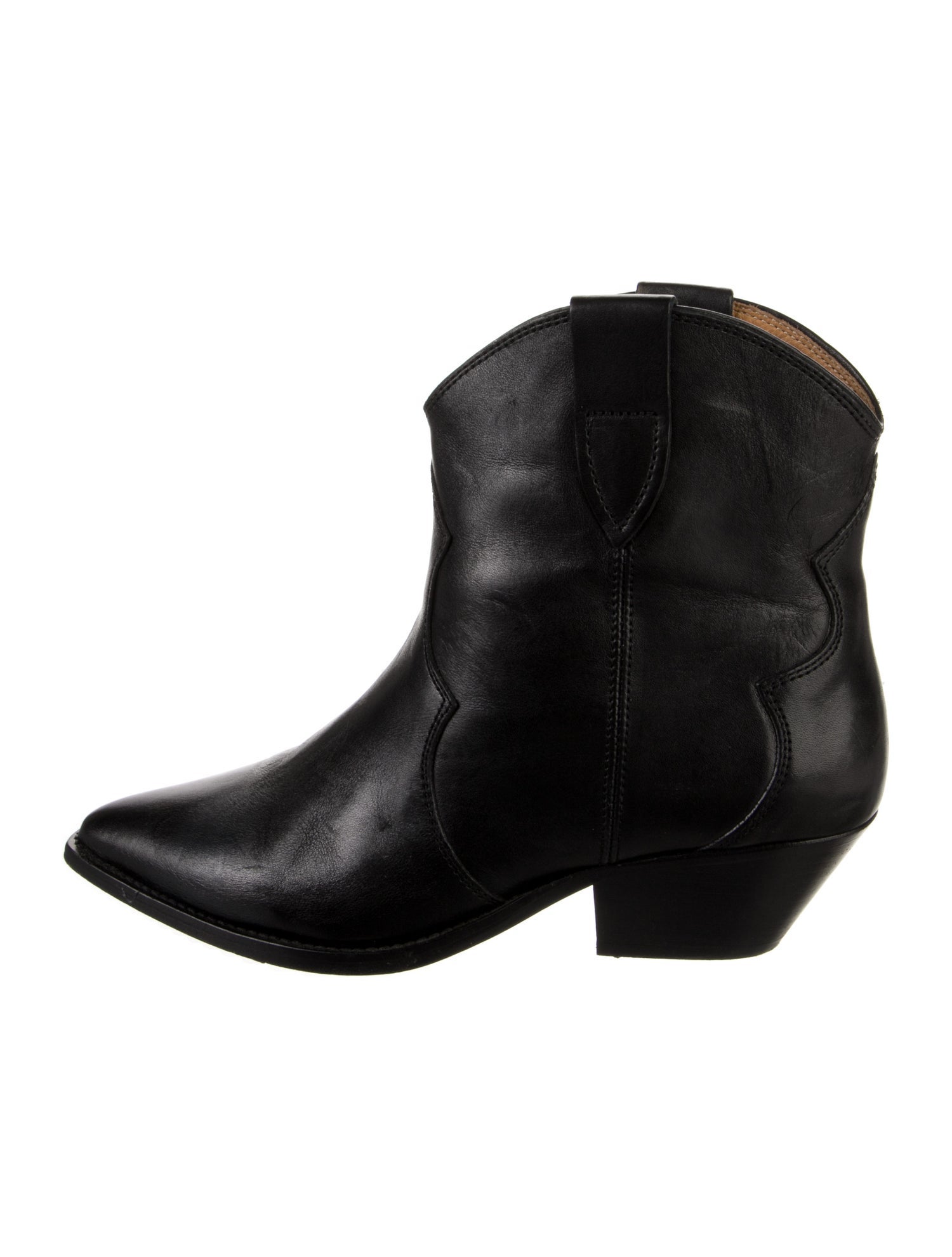 Isabel Marant Leather Western Boots