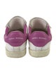 Isabel Marant Leather Colorblock Pattern Sneakers