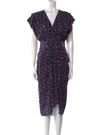 Isabel Marant Printed Midi Length Dress