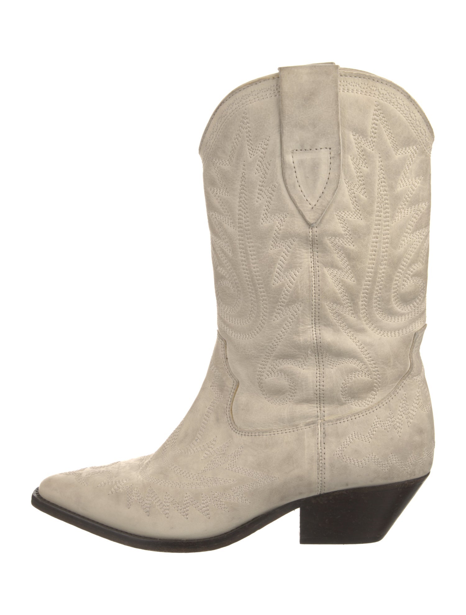 Isabel Marant Leather Western Boots