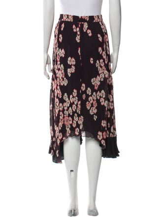 Isabel Marant Floral Print Midi Length Skirt