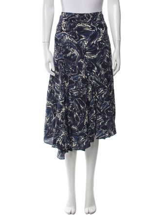 Isabel Marant Silk Midi Length Skirt