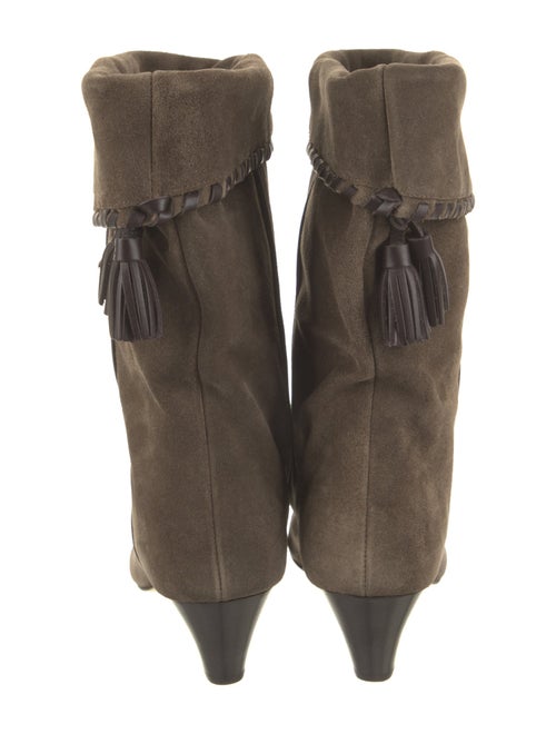 Isabel Marant Suede Whipstitch Trim Boots
